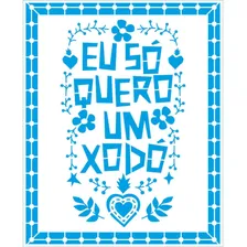 Stencil Pintura Eu So Quero 21,1x17,2 Stm-735 Litoarte Foto mini  2