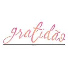 Stencil Pintura Simples Gratidão 17x6,5 Stp-159 Litoarte Foto mini 1