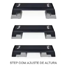 Step Maktub Academia Regulável Profissional 15cm A 20cm Cor Cinza Foto mini 2