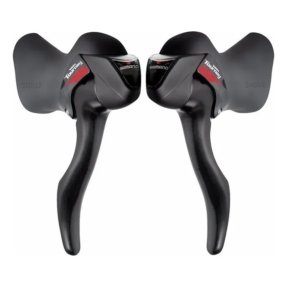Sti Alavanca Passador Shimano Tourney A070 2x7v 440g Black Foto 1