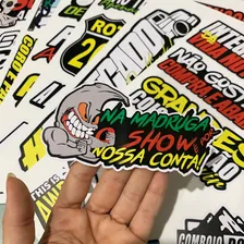 Stickers Bombs Kit 6 Super Cartelas De Adesivos Carro Moto Caminhão Bike 03 Colorido Foto mini 4