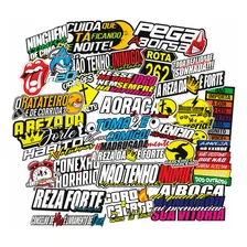 Stickers Bombs Kit 6 Super Cartelas De Adesivos Carro Moto Caminhão Bike 03 Colorido Foto mini 1