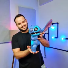 Stitch Boneco Grande Lilo Stitch Articulado Acessorio Disney Foto mini  3