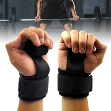 Strap Fita Academia Crossfit Strep Musculação Tala Força Punho Par Luva Strap Tala Fitness Levantamento de Peso Braçadeira Macio Velcro Foto mini 1