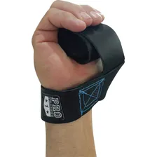 Strap Fita Couro Garra Costas Academia Cor Azul Foto mini  3