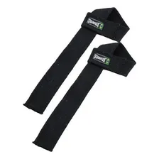 Strap Fita Luva Pro Gancho Pro Trainer Algodão Academia Cor Preto Foto mini 1