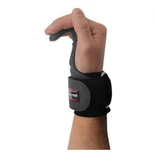 Strap Gancho Musculação Treino Academia Cor Preto Foto mini 2