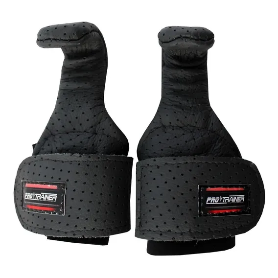 Strap Gancho Musculação Treino Academia Cor Preto Foto 1