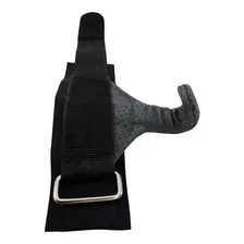 Strap Gancho Musculação Treino Academia Cor Preto Foto mini 4