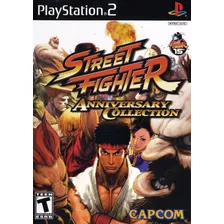 Street Fighter anniversary collection PS2 mídia física Foto mini  3
