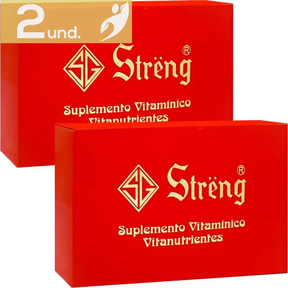 Streng Suplemento Vitamínico - Kit Com 2 Unidades Sabor Sem Sabor (natural) Foto 1