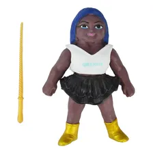 Stretchapalz - Boneco De 14cm Awesome Preto - Luta Mundial Foto mini 3