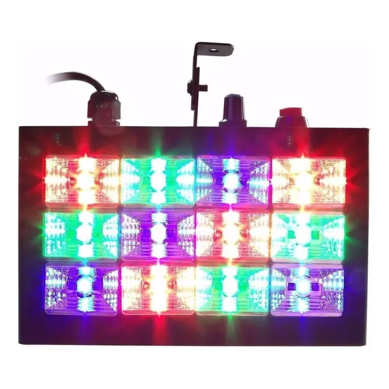 Strobo Colorido Bivolt Jogo De Luz Balada Foto 1