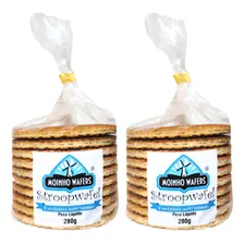 Stroopwafel Moinho Wafers Pacote Com 2 Unidades De 280g Foto mini 1