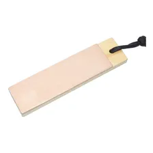Strop De Couro Premium + Pasta 400g + Pedra + Strop Bolso Cor Bege Foto mini 4