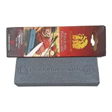 Strop De Couro Premium Pasta 400g Pedras Carborundum Ganzo Cor Marrom-claro Foto mini  3