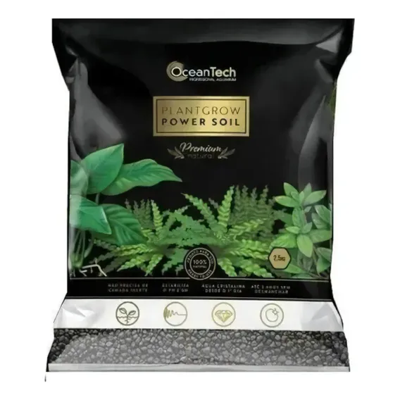 Substrato Fértil Plant Grow Power Soil 2,5kg Ocean Tech Foto 1