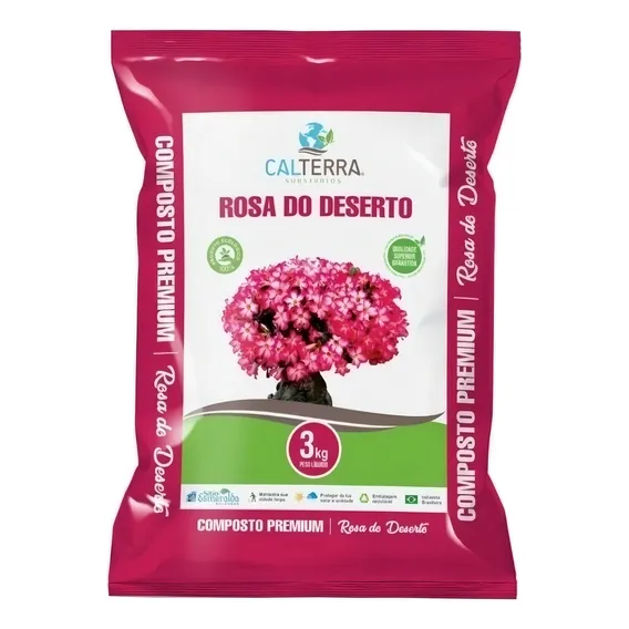 Substrato Rosa Do Deserto 3 Kg Calterra Foto 1