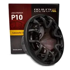 Subwoofer 10 Polegadas 160w Rms Bravox P10x-s4 Telado 4+4 Foto mini 1