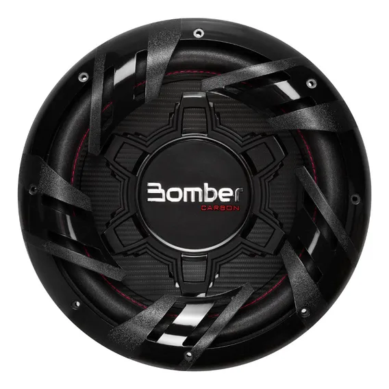 Subwoofer Bomber Carbon 12 Polegadas 250 Watts Rms 4 Ohms Foto 1