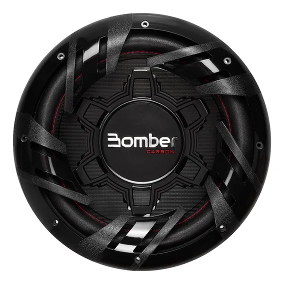 Subwoofer Bomber Carbon 12 Polegadas 250 Watts Rms 4 Ohms Foto 1