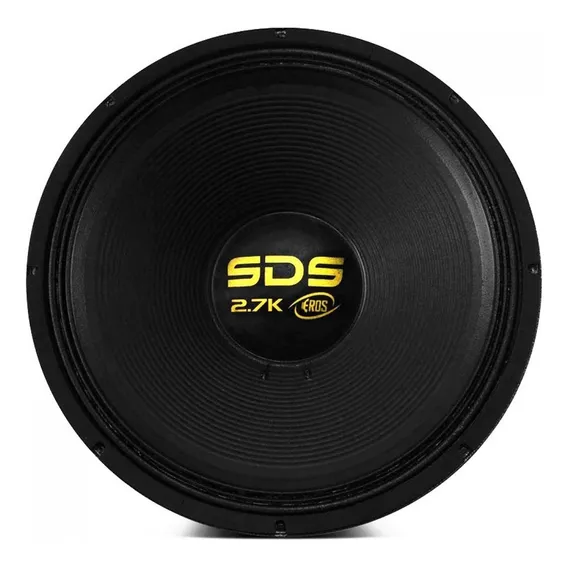 Subwoofer Eros 18 1350w Rms E-18 Sds 2.7k 4 Ohms Cor Preto Foto 1