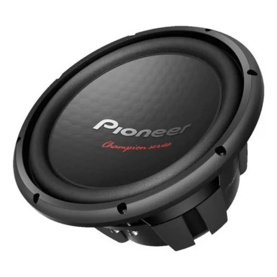 Subwoofer Pioneer 12 Polegadas Cara Preta Ts-w312s4 1600w Cor Preto Foto 1
