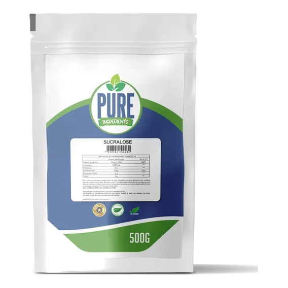 Sucralose 500g 100% Puro C/ Certificado Pure Ingredient´s Foto 1