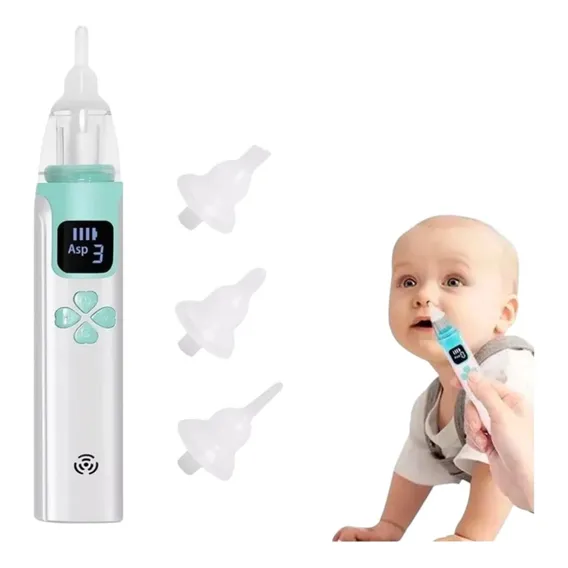 Sugador Aspirador Nasal Electric baby Para Bebês limpeza segura e eficaz Foto 1