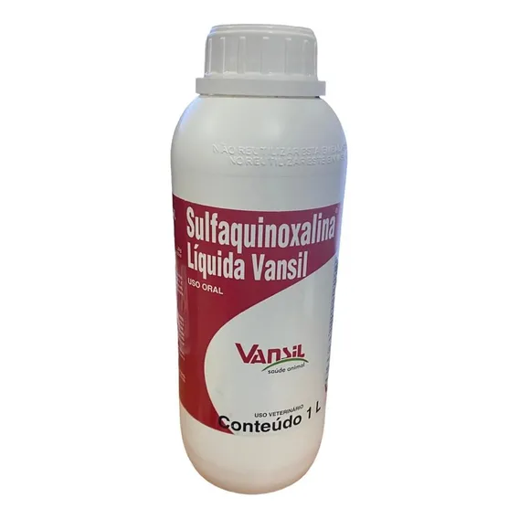 Sulfaquinoxalina Liquída 1lt Vansil Cor Branco Foto 1