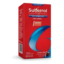Sulfato Ferroso - Sulferrol 50 Tabletes Suplemento Anemia Foto  mini 1