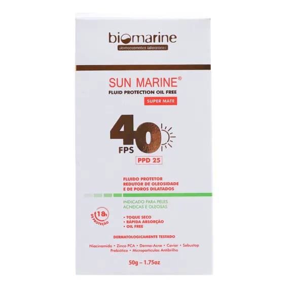 Sun Marine Fps40 Controlador De Oleosidade 50g Biomarine Foto 1