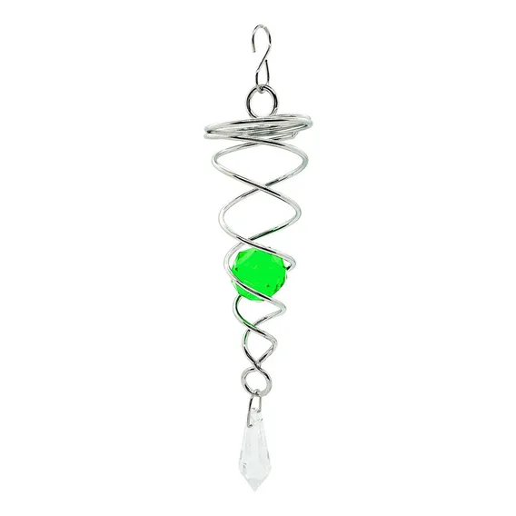 Suncatcher Captador Catalisador Energia Fengshui Verde 10cm Foto 1