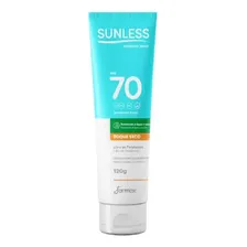 Sunless Protetor Solar Fps70 Toque Seco 120g Foto mini 1