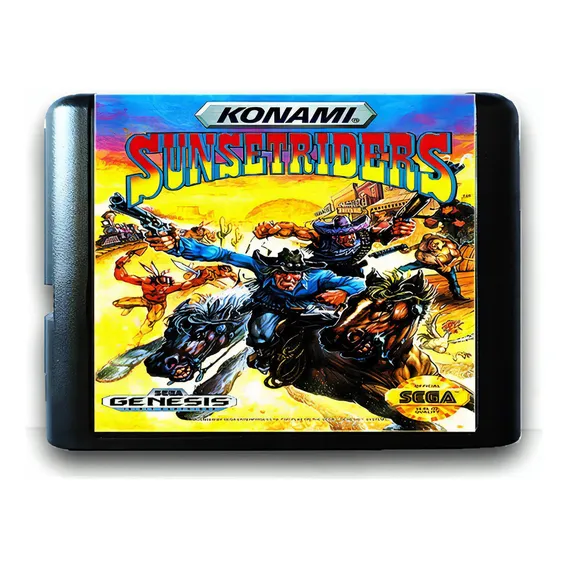 Sunset Riders Sunsetriders Sega Mega Drive Genesis Tectoy Foto 1