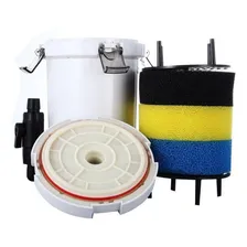 Sunsun Filtro Mini Canister Hw-603b 400 L/h Para AquƔrios 220V Foto mini 2