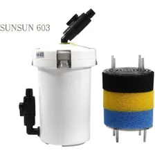 Sunsun Filtro Mini Canister Hw-603b 400 L/h Para Aquários 220V Foto mini 3