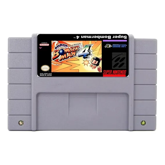 Super Bomberman 4 Americano Super Nintendo Snes Foto 1