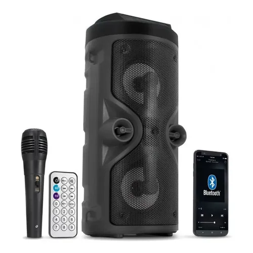 Super Caixa De Som Bluetooth Com Microfone Grasep Foto 1