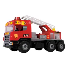 Super Caminhão Bombeiro Com Luz Som 5056 Magic Toys Foto  mini 1