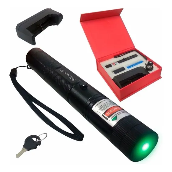 Super Caneta Laser Pointer Verde 98000mw Ultra Forte Foto 1