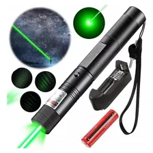 Super Caneta Laser Pointer Verde Kit + Forte9 200.000mw 50km Foto mini 3