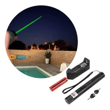 Super Caneta Laser Pointer Verde Kit + Forte9 200.000mw 50km Foto mini 2