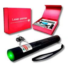 Super Caneta Laser Pointer Verde Kit + Forte9 200.000mw 50km Foto mini 1