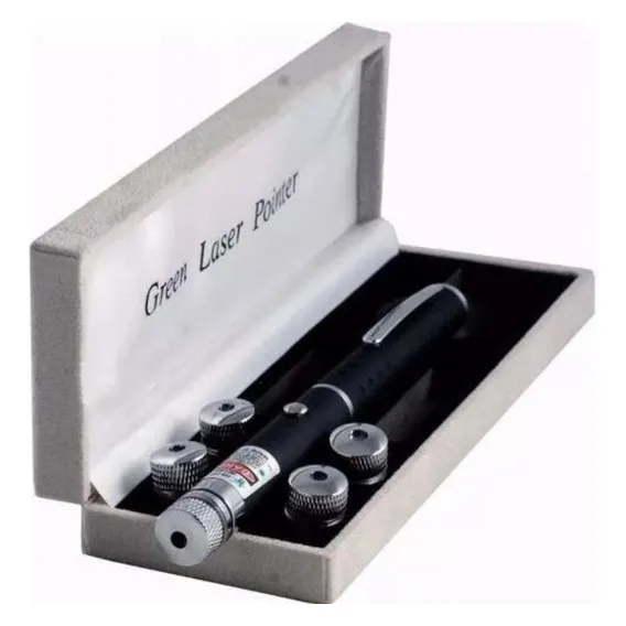 Super Caneta Laser Pointer Verde Longo Alcance Forte It-404 Foto 1