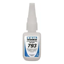 Super Cola E Adesivo Instantânea Tek Bond 793 20g Foto mini 1