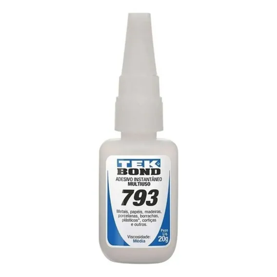 Super Cola E Adesivo Instantânea Tek Bond 793 20g Foto 1