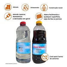 Super Cola Marítima Epoxy 4kg C/ Endurecedor Barcos Madeira Foto mini  3
