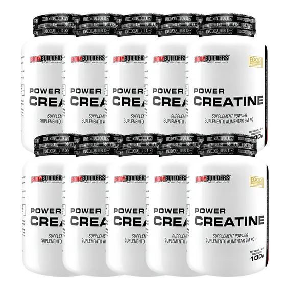 Super Combo 1 Kilo De Creatina - 10x Creatina 100gr Sabor Tangerina Foto 1