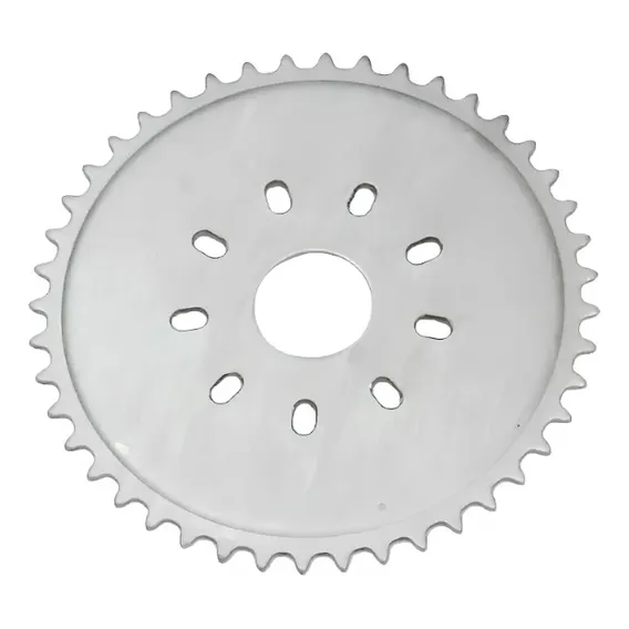Super Coroa 44 Dentes Para Kit Relação 80cc - Dsr Cor Cinza Foto 1